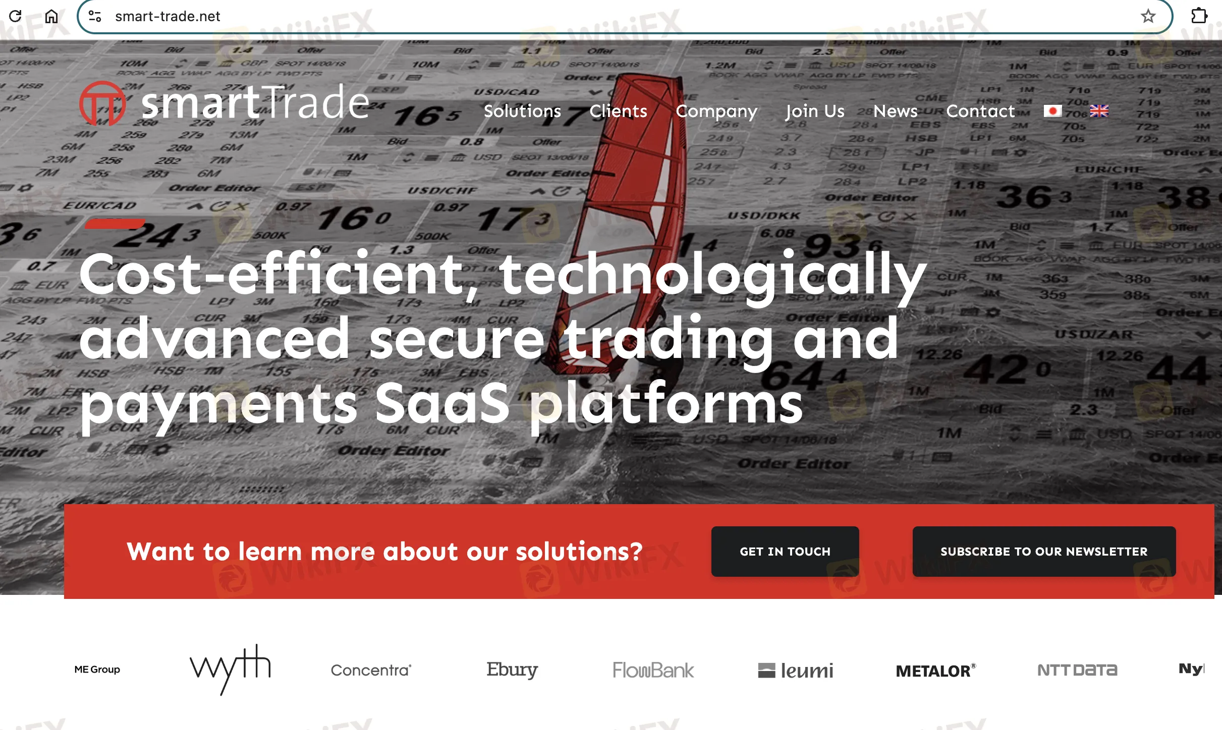 smartTrade's homepage