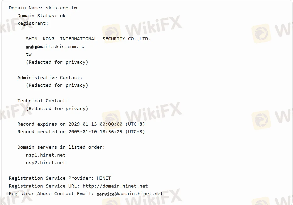 Domain information