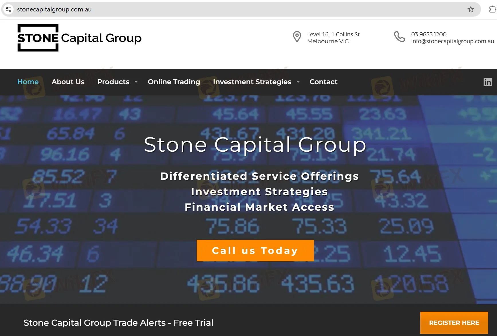 Stone Capital's homepage