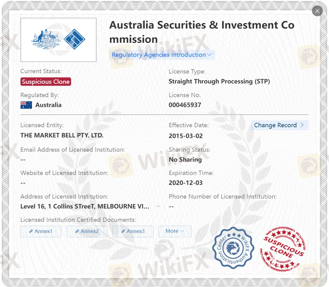 Suspected Clone ASIC license