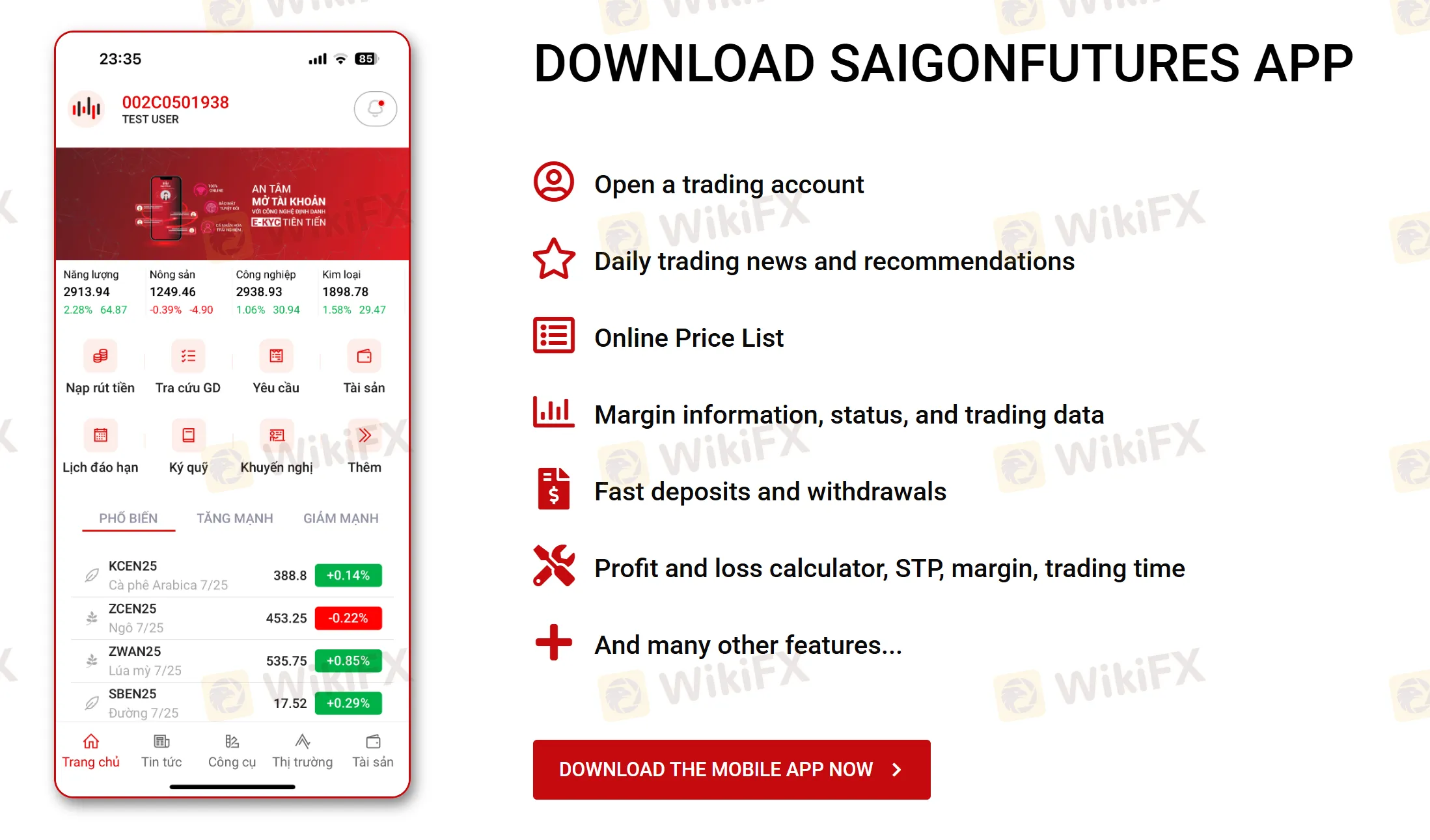 SAIGONFUTURES APP