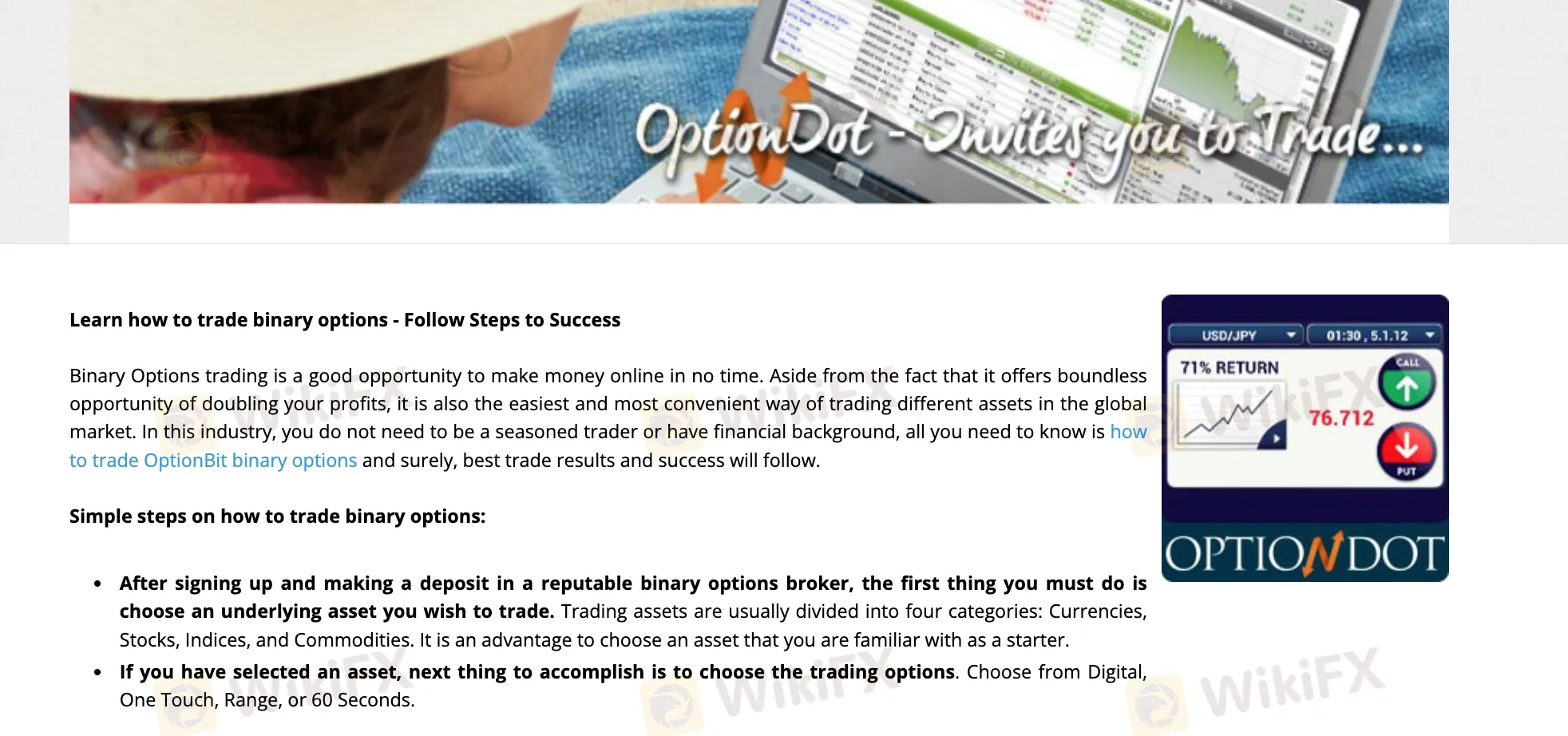 What Can I Trade on OptionBit?