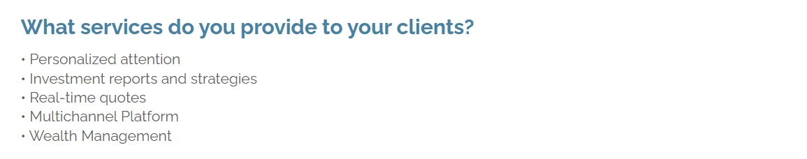 Services