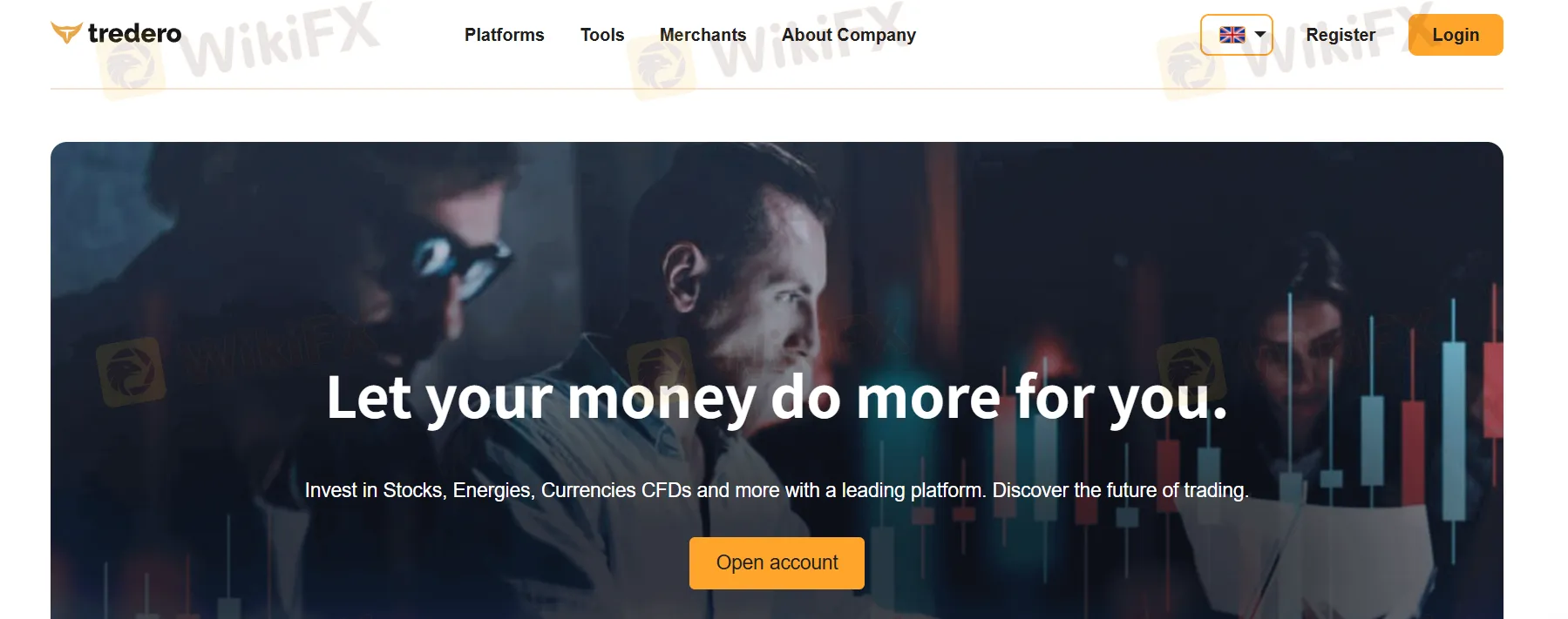 Página de inicio de Tredero Página de inicio de Tredero