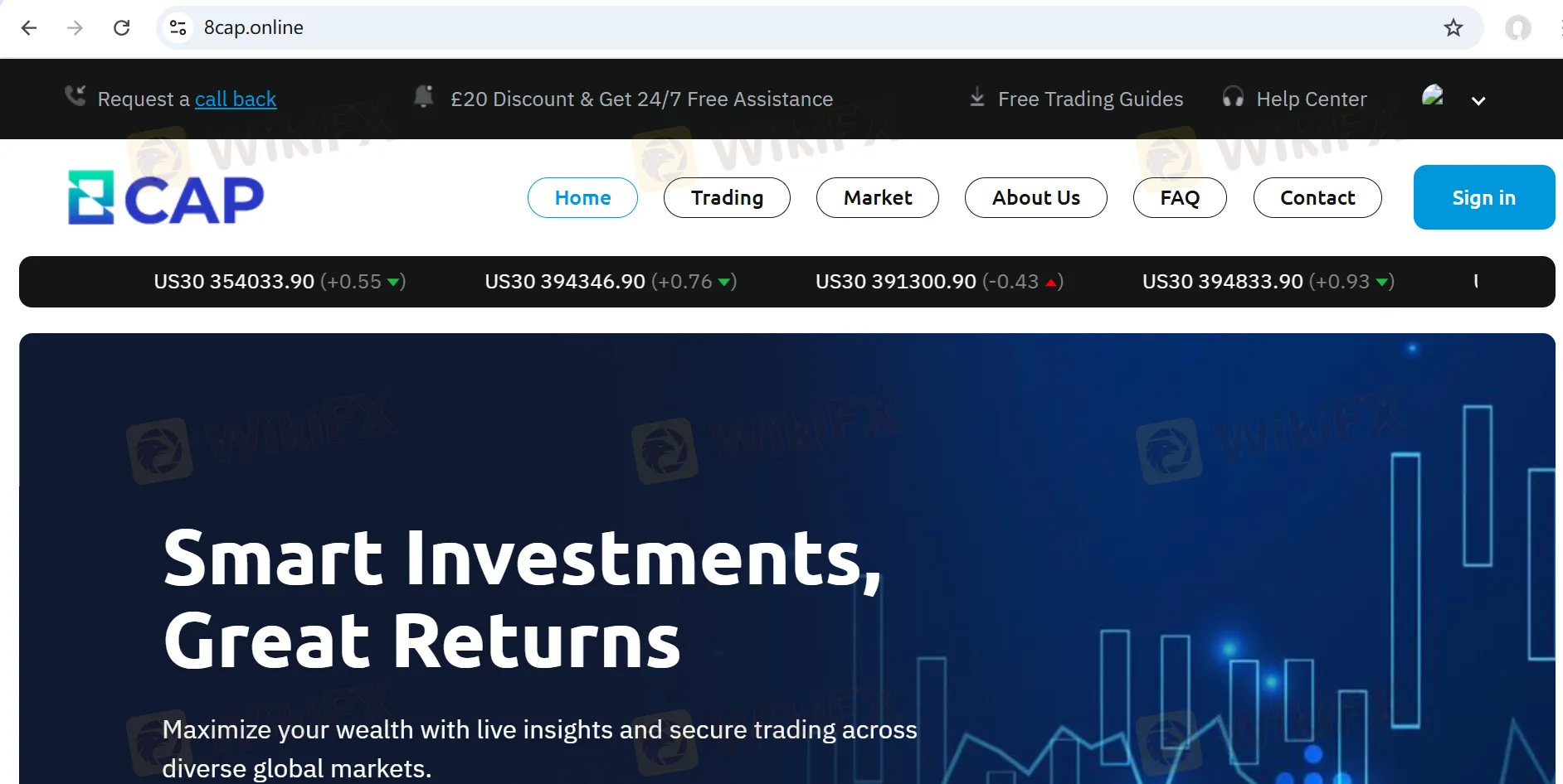 8Cap's homepage