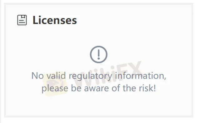 No license