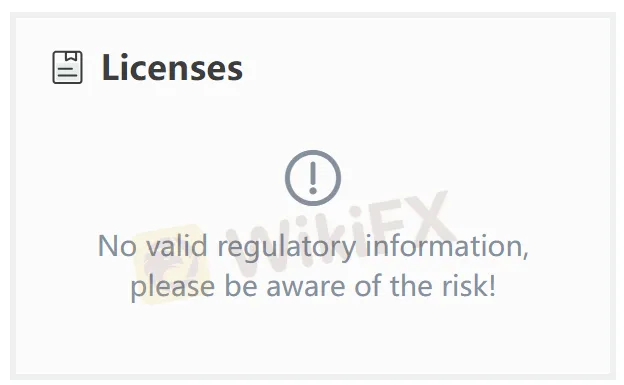 No license No license