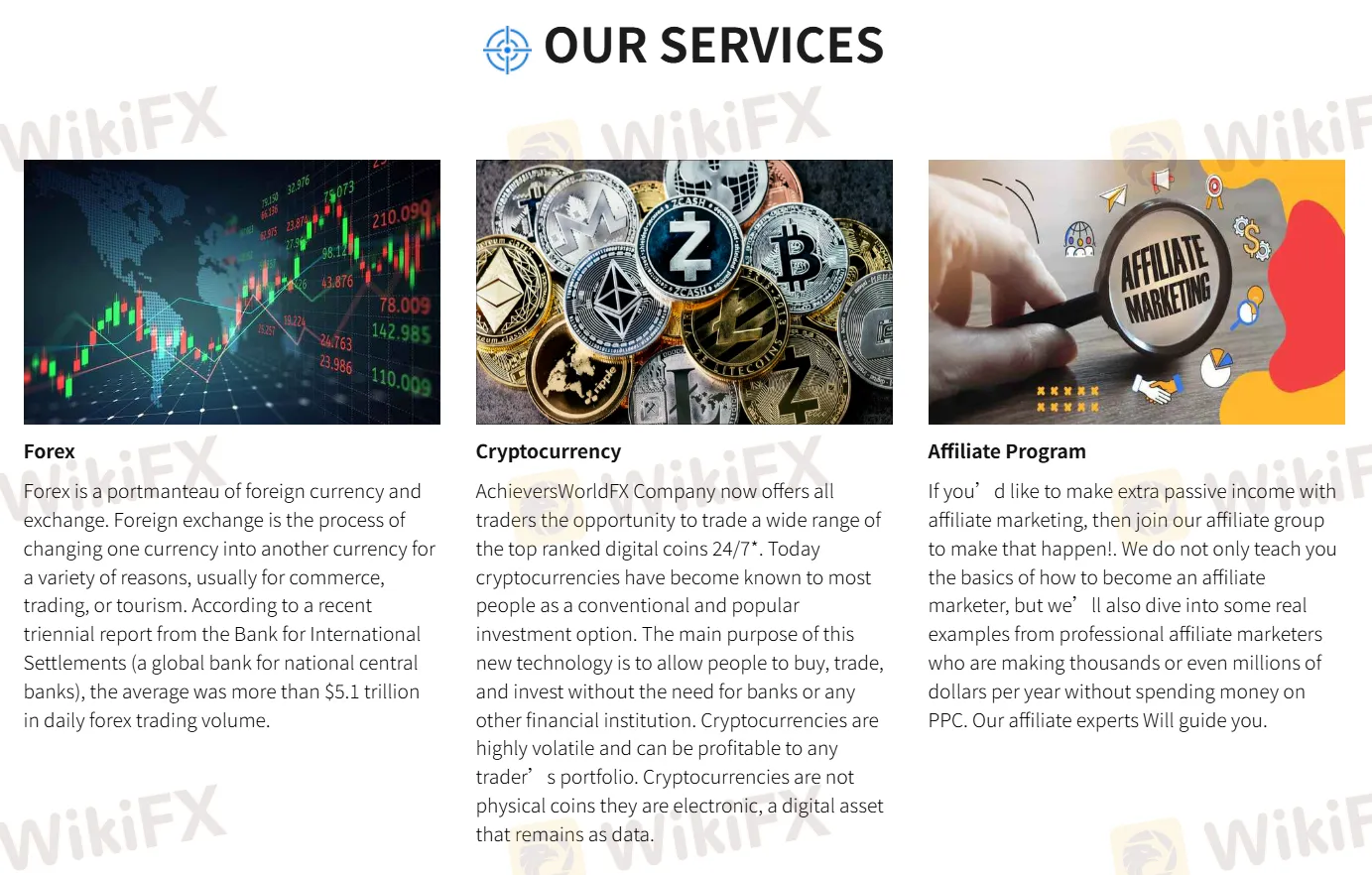 What Can I Trade on AchieversWorldFX? What Can I Trade on AchieversWorldFX?