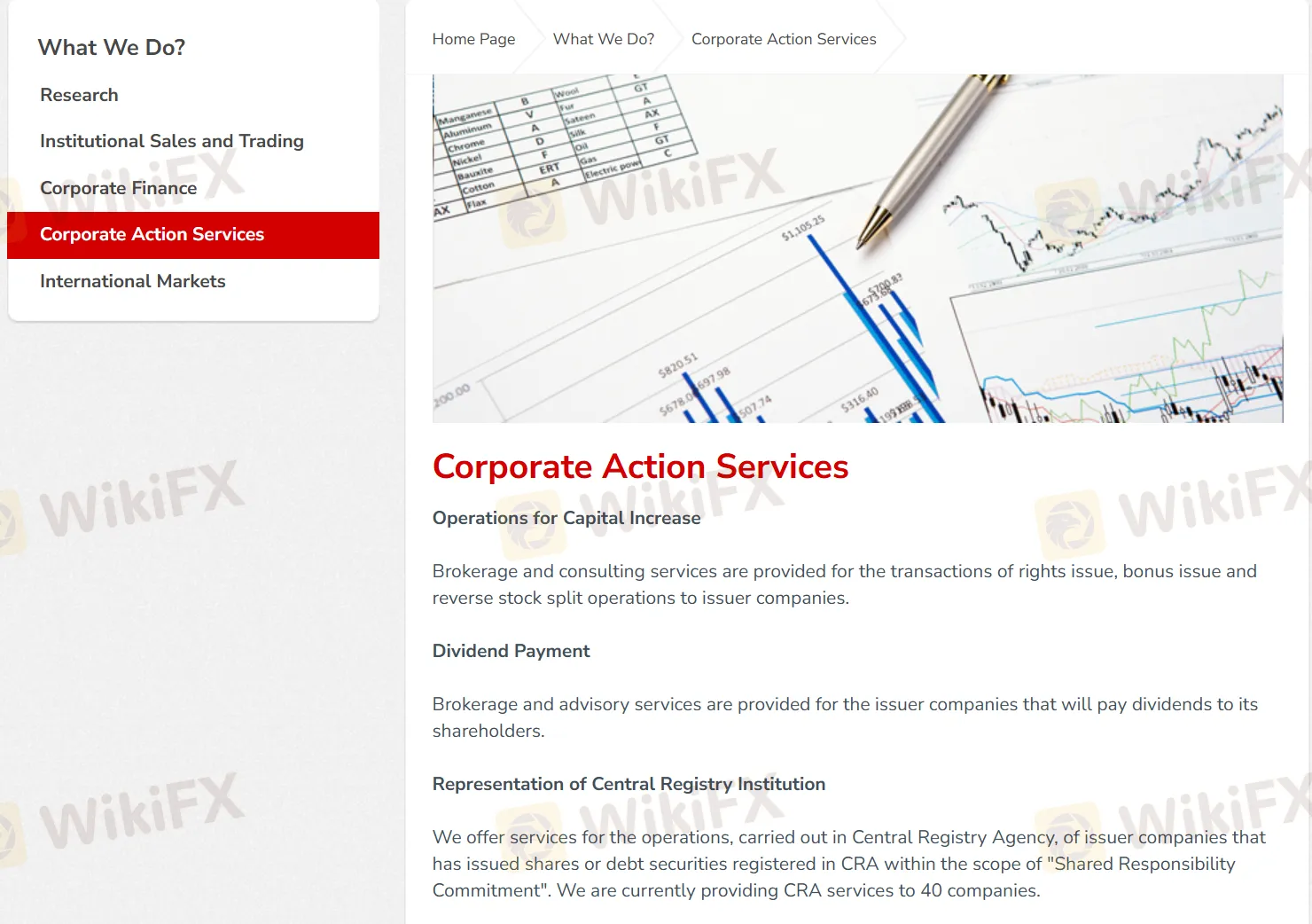 Corporate Action Services