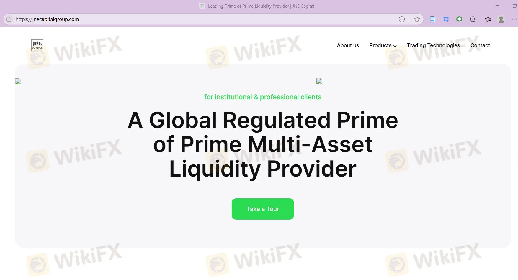 JNE Capital's homepage