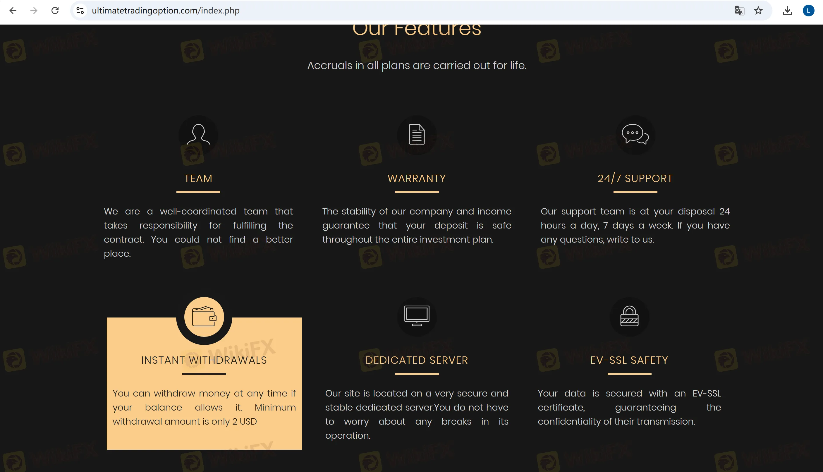 Deposit and Withdrawal