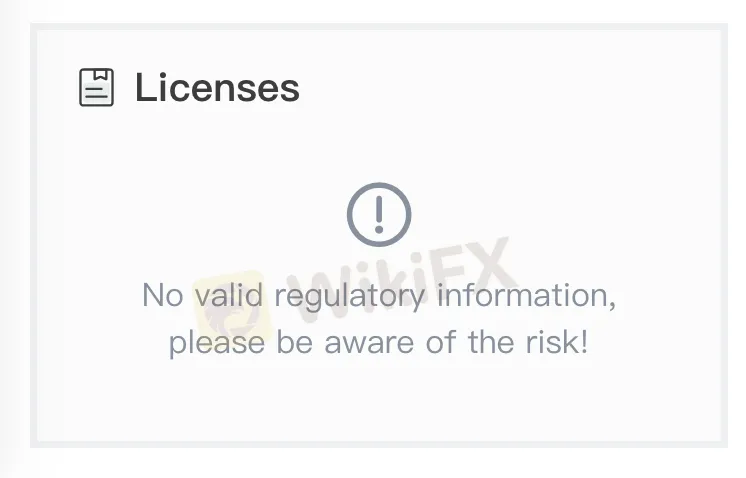 No license