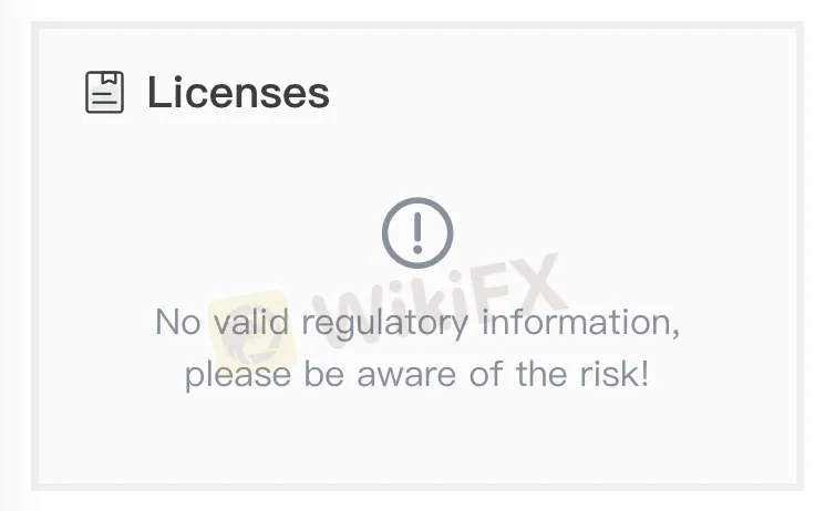 No license