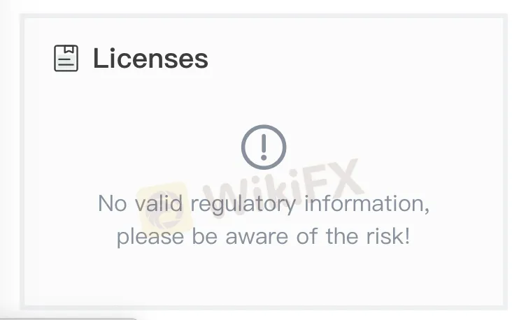 No license