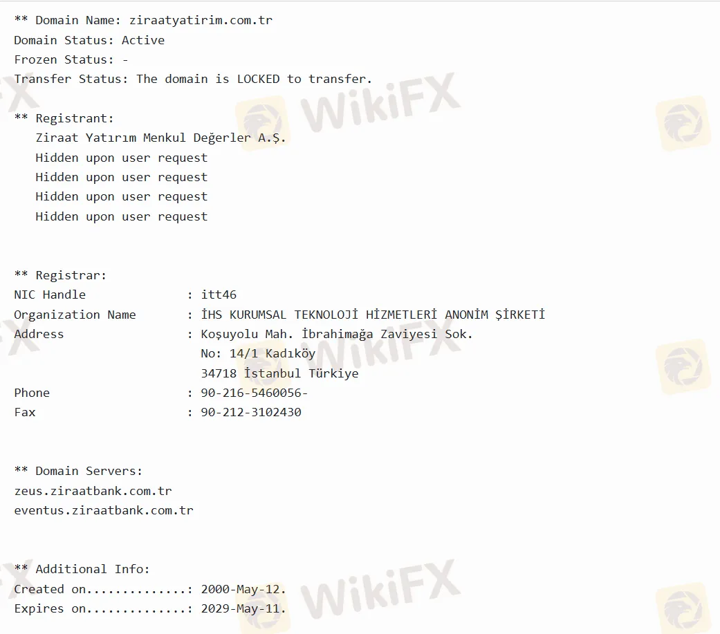 Domain information