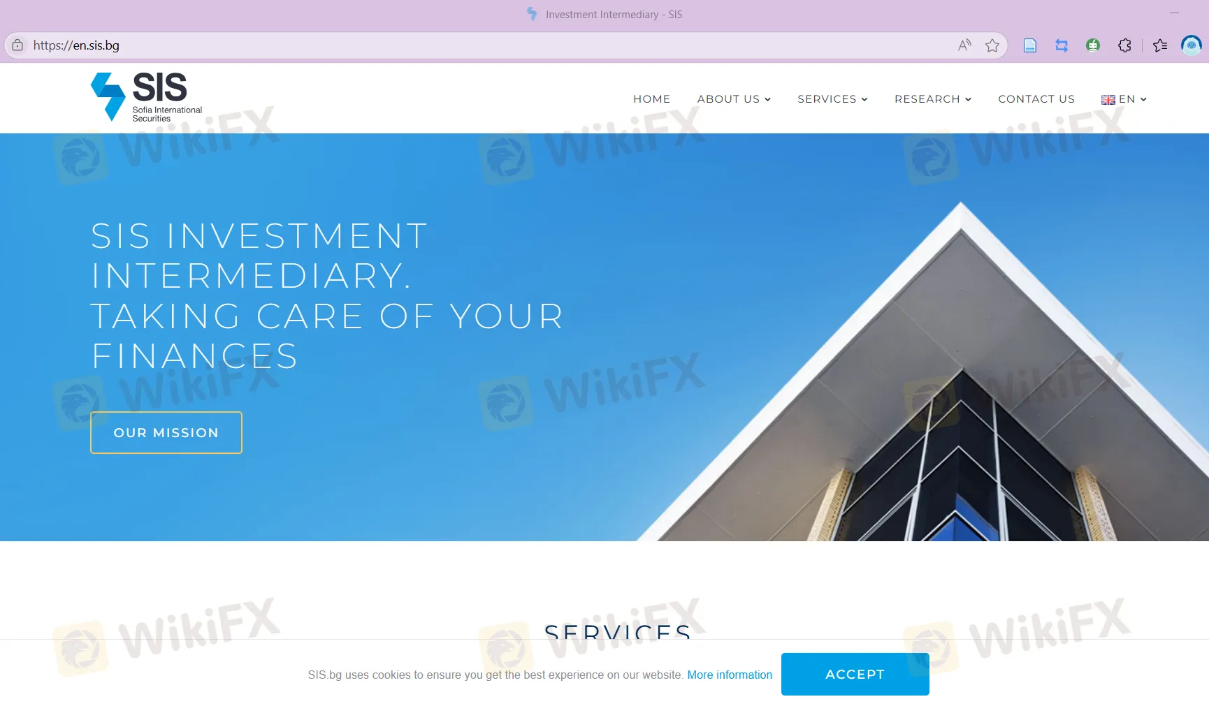 SIS' homepage