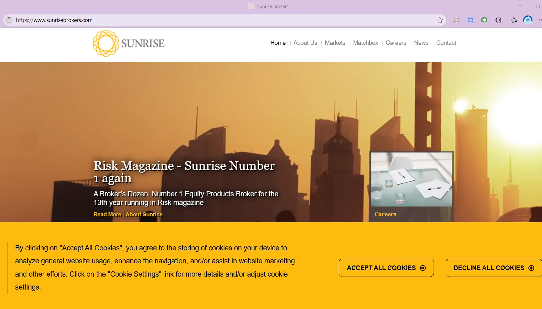 Sunrise's homepage Sunrise's homepage