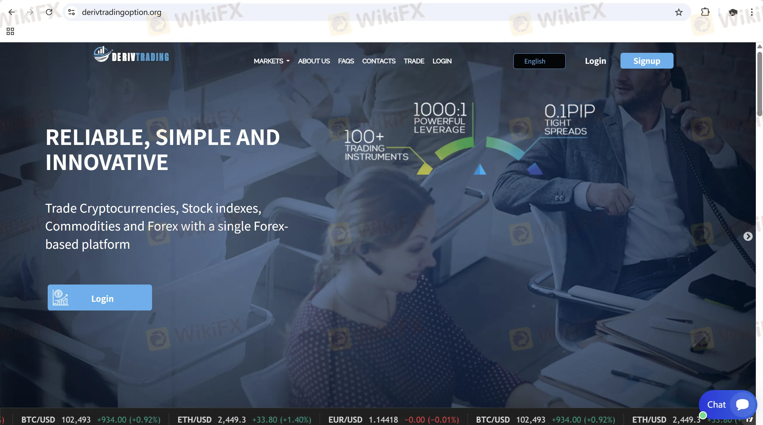 Derivtradingoption's homepage