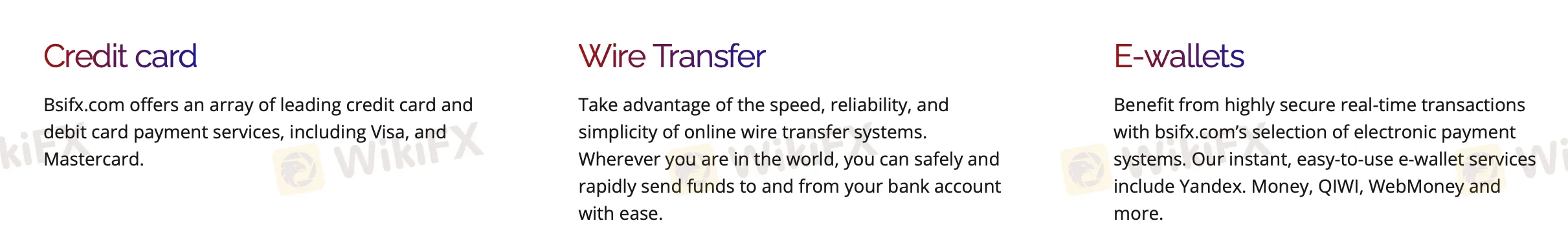 Deposit and Withdrawal Deposit and Withdrawal