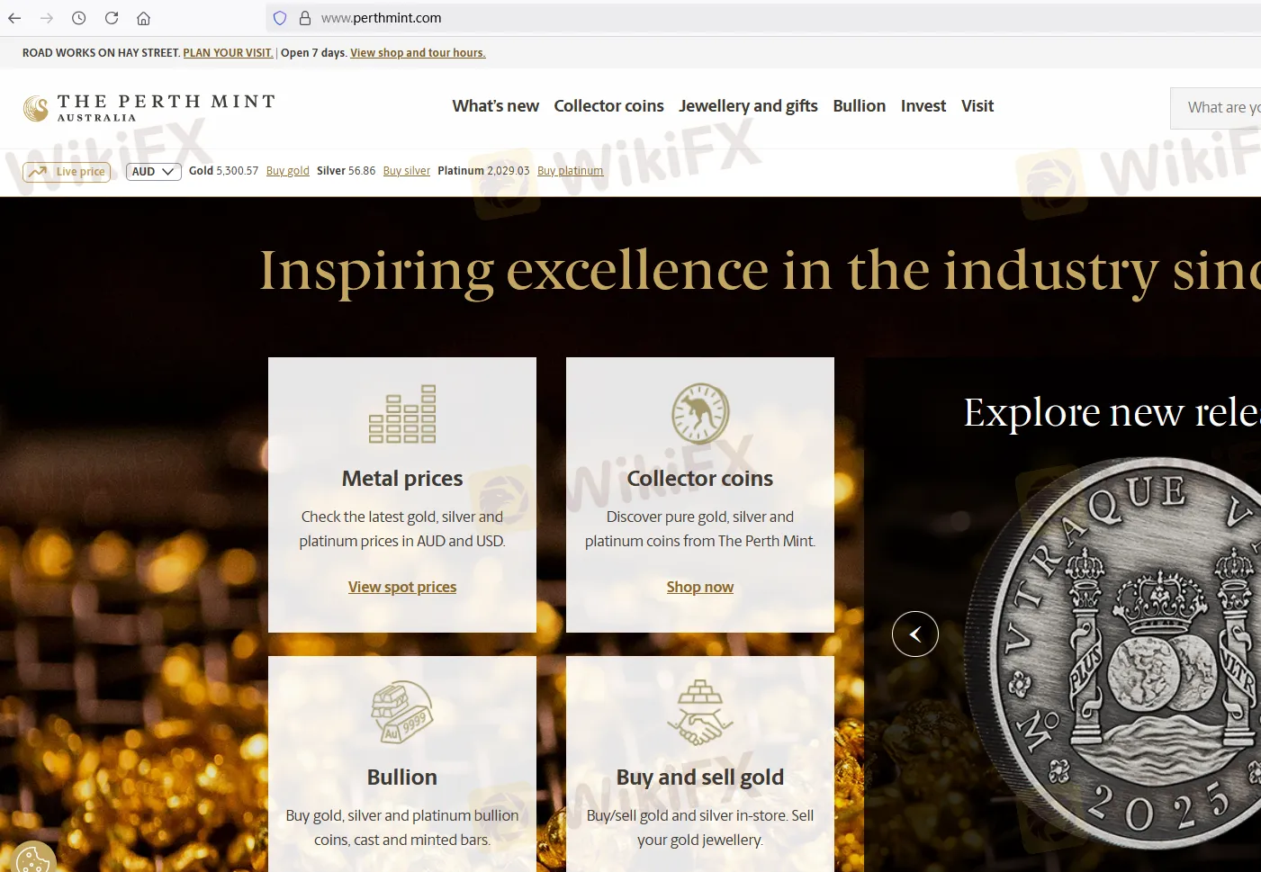 PERTH MINT Information