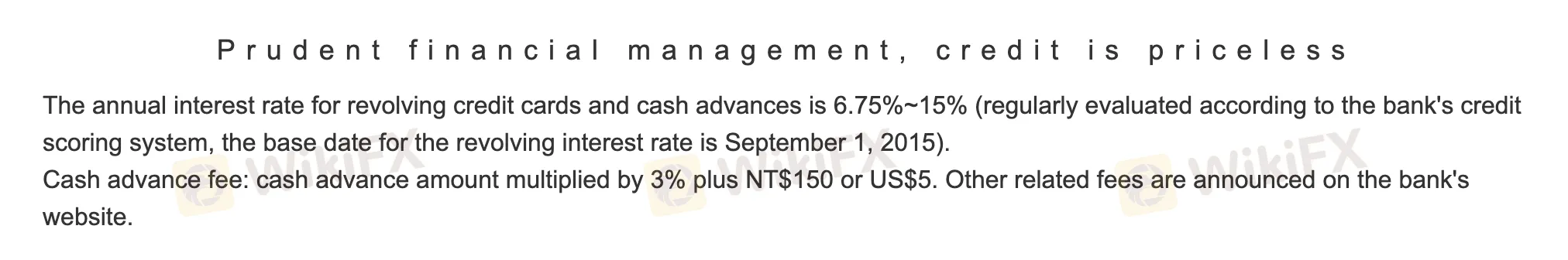 Cathay United Bank Fees