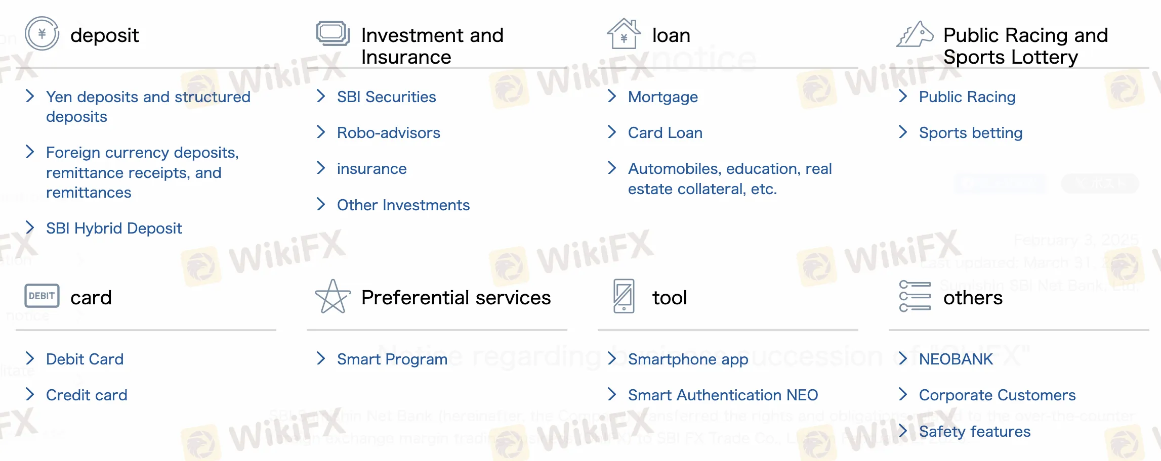 Products and Services