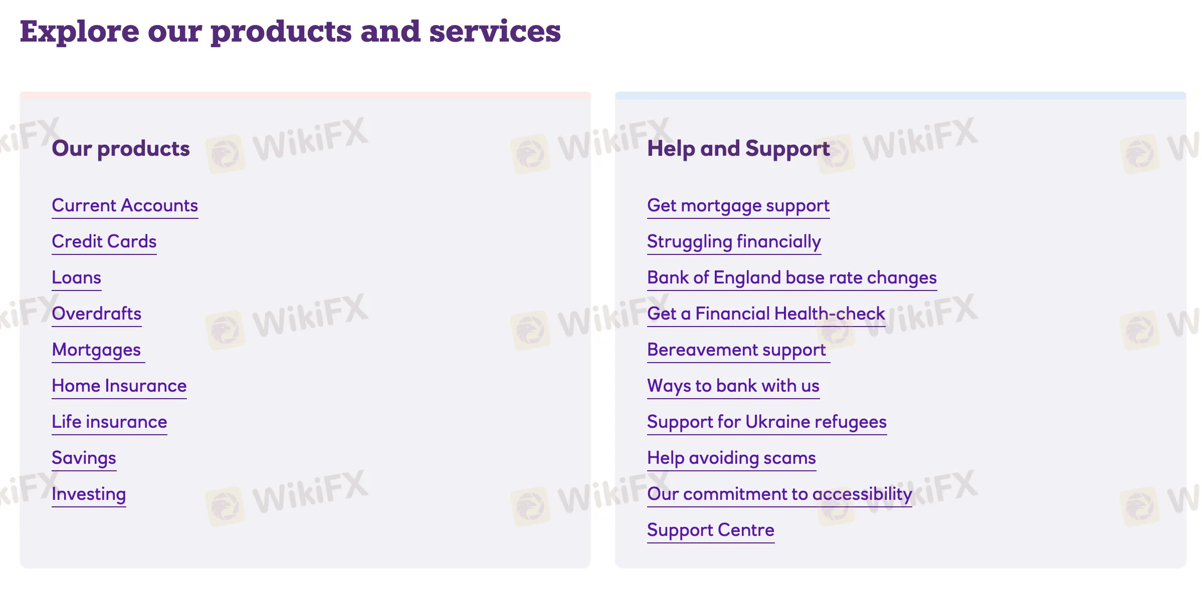 Products and Services