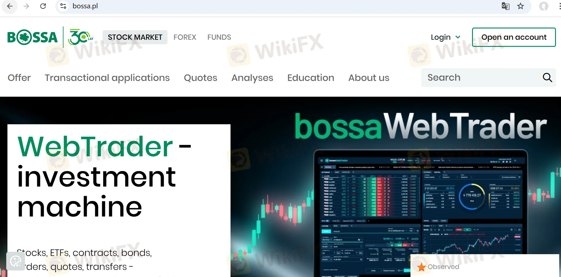 BOSSA.PL's homepage