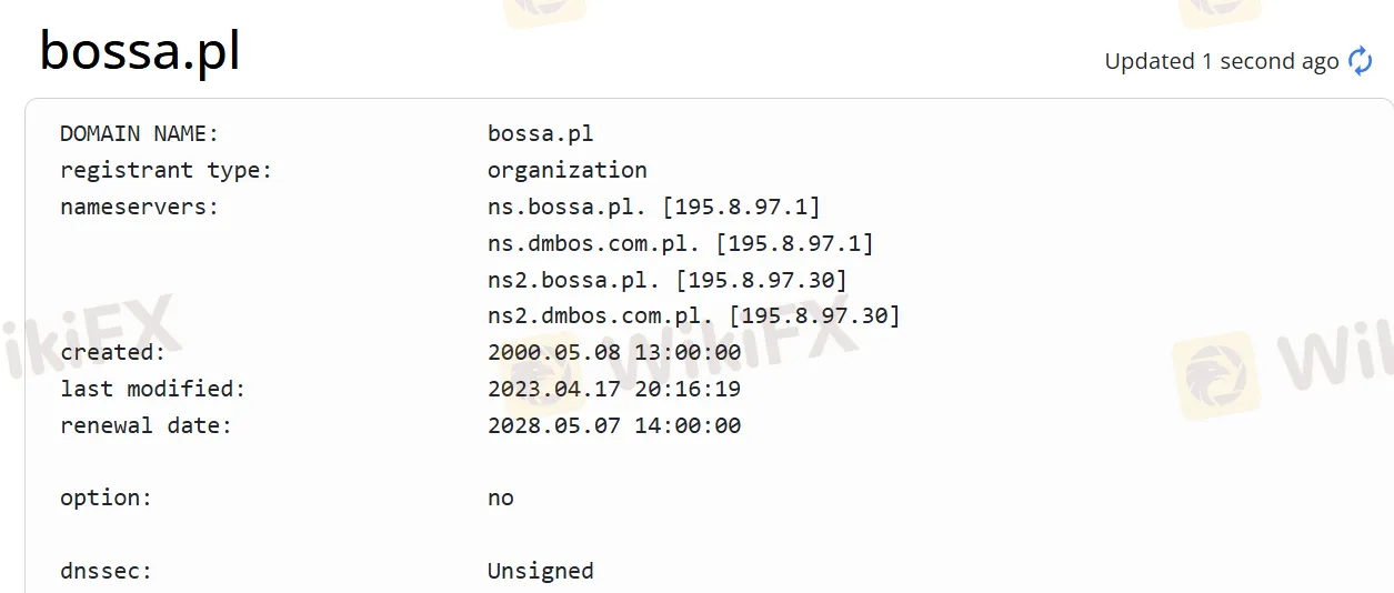 Domain information