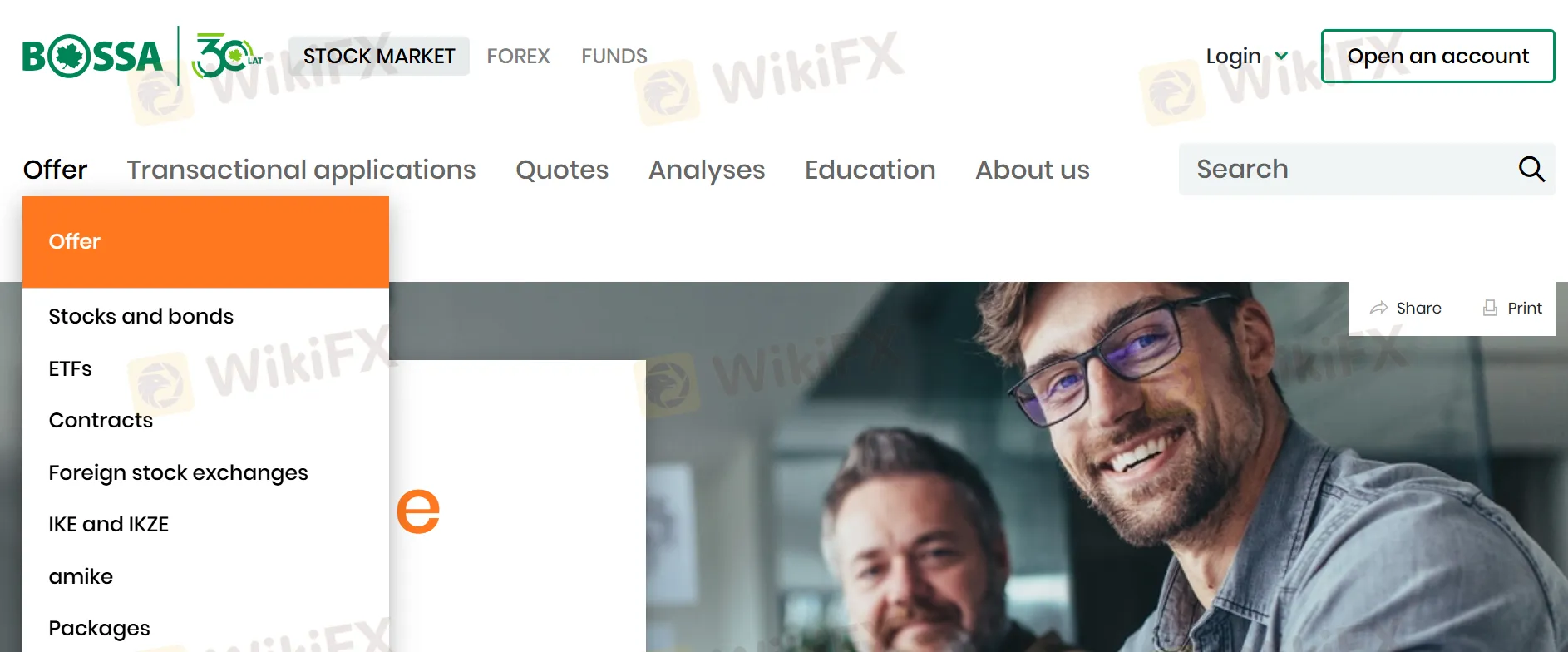 What Can I Trade on BOSSA.PL?