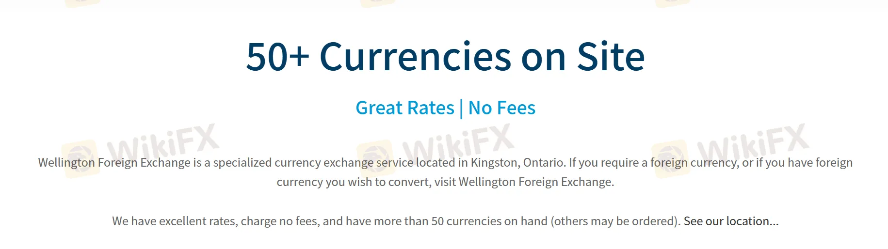 What Can I Trade in Wellington?