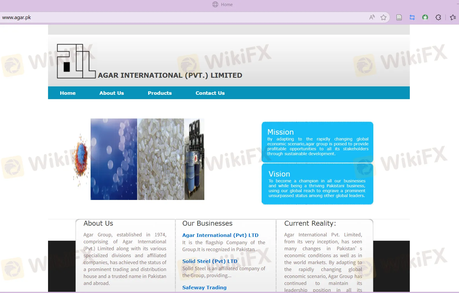 Agar's homepage