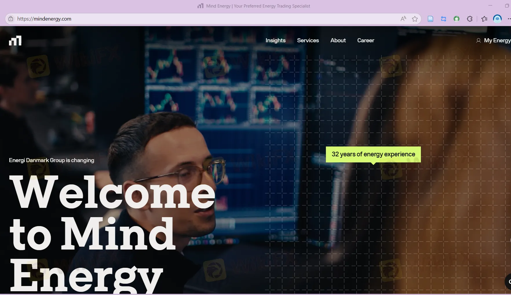 Energi Danmark's homepage