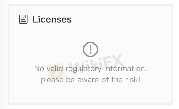 No license