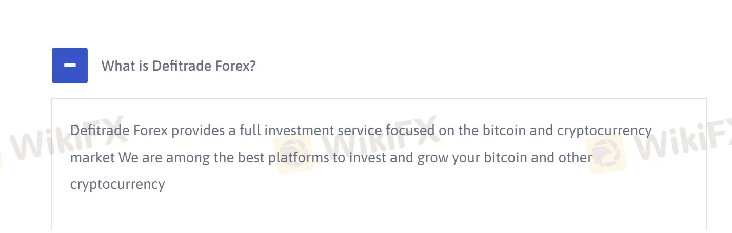 我可以在Defi Trade Fx上交易什么？