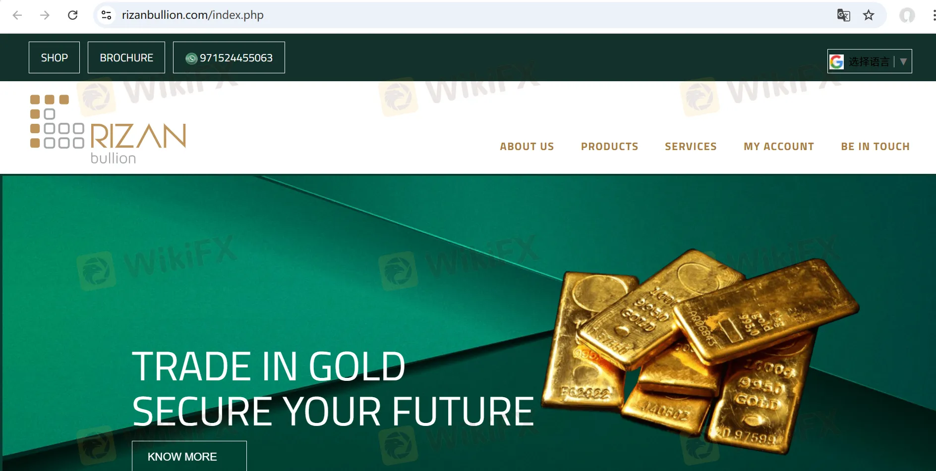 Rizan Bullion's homepage