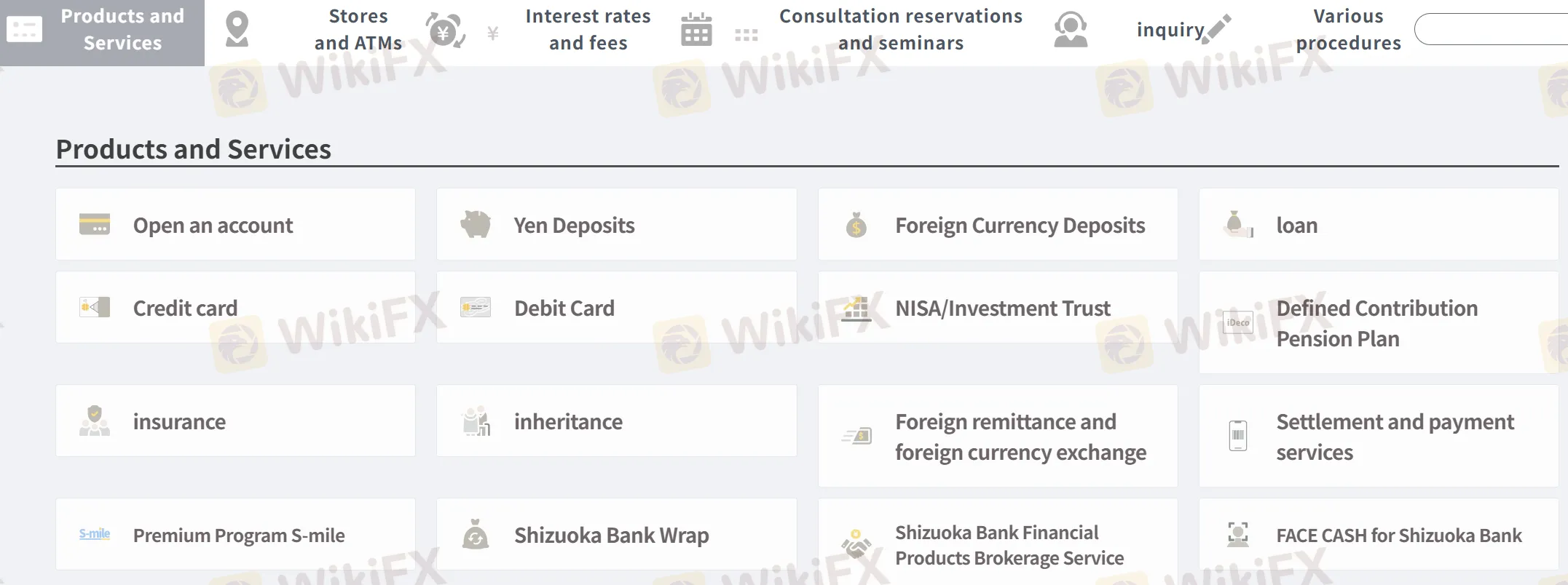 Products and Services