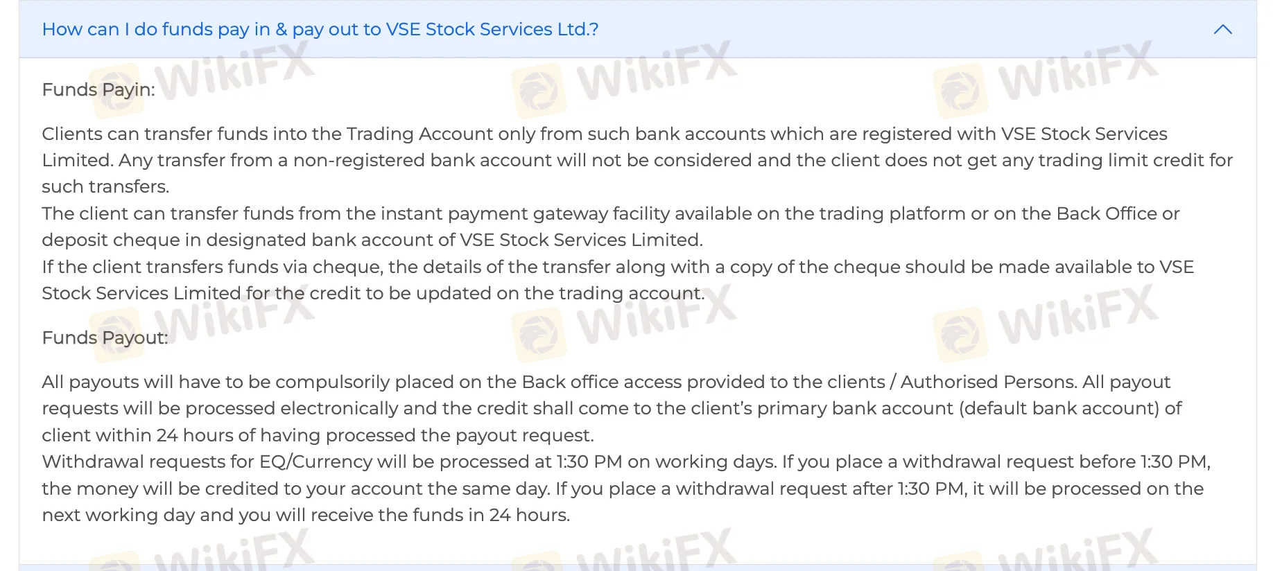 Deposit and Withdrawal Deposit and Withdrawal