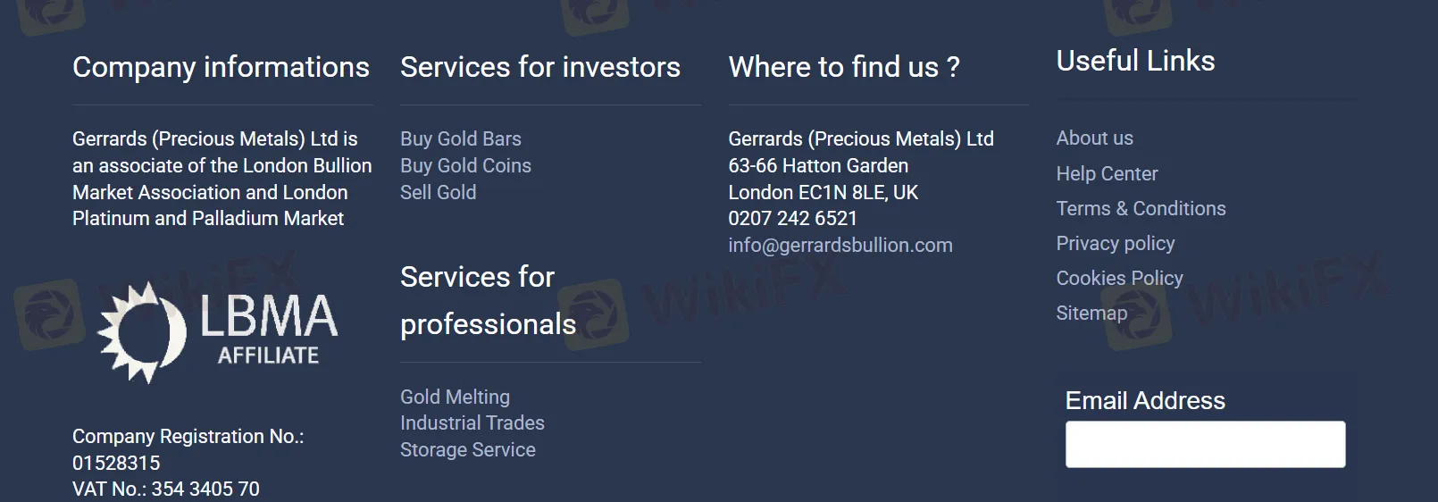 What Can I Trade on Gerrards?