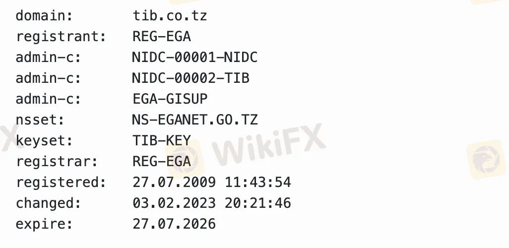Domain information