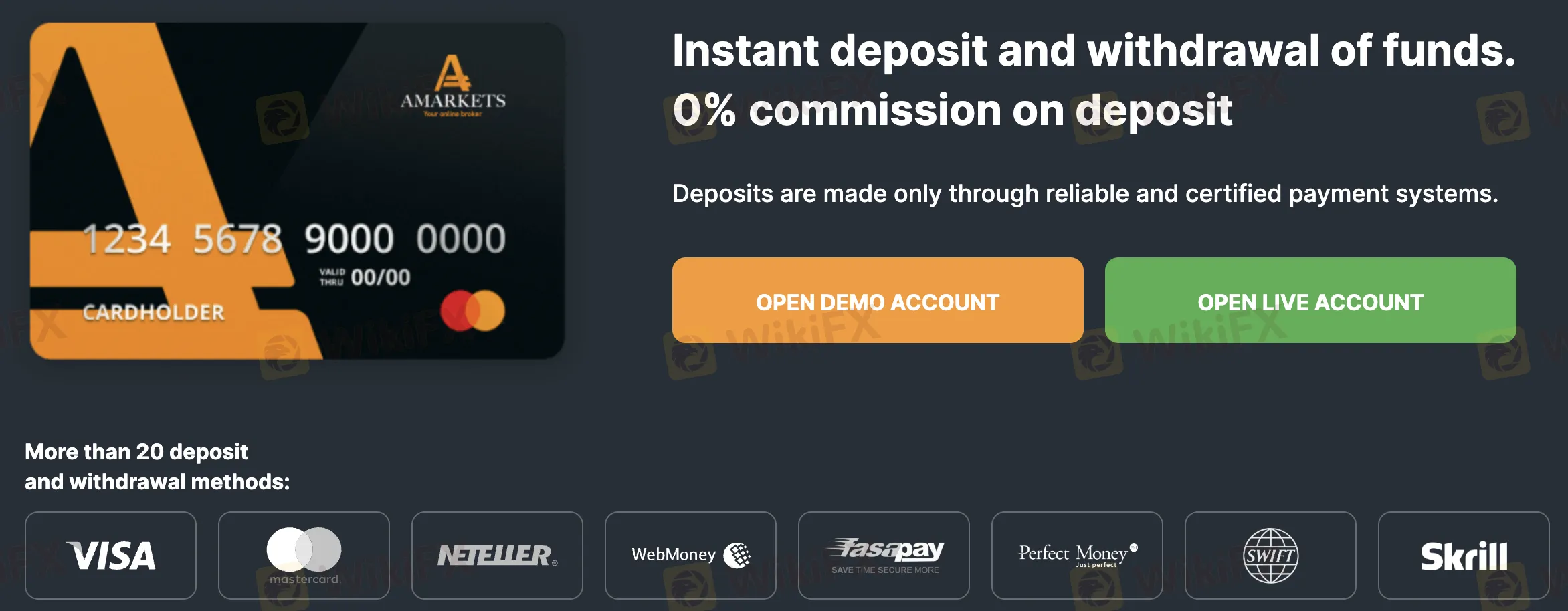 Deposit and Withdrawal