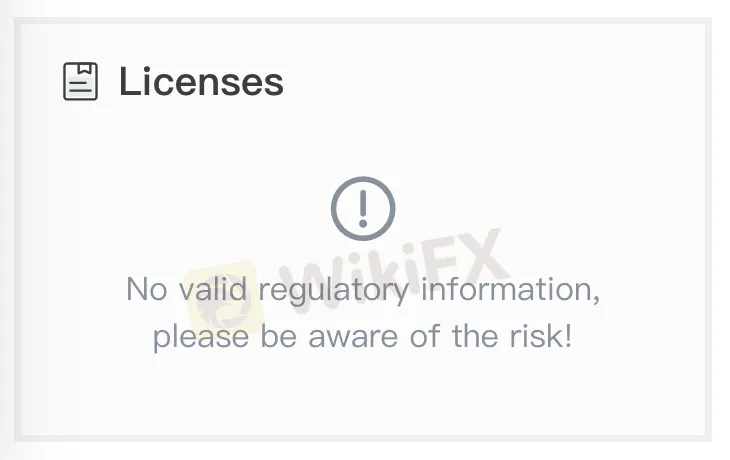 No license