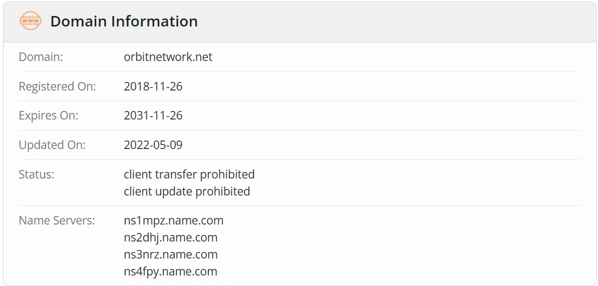 Domain information