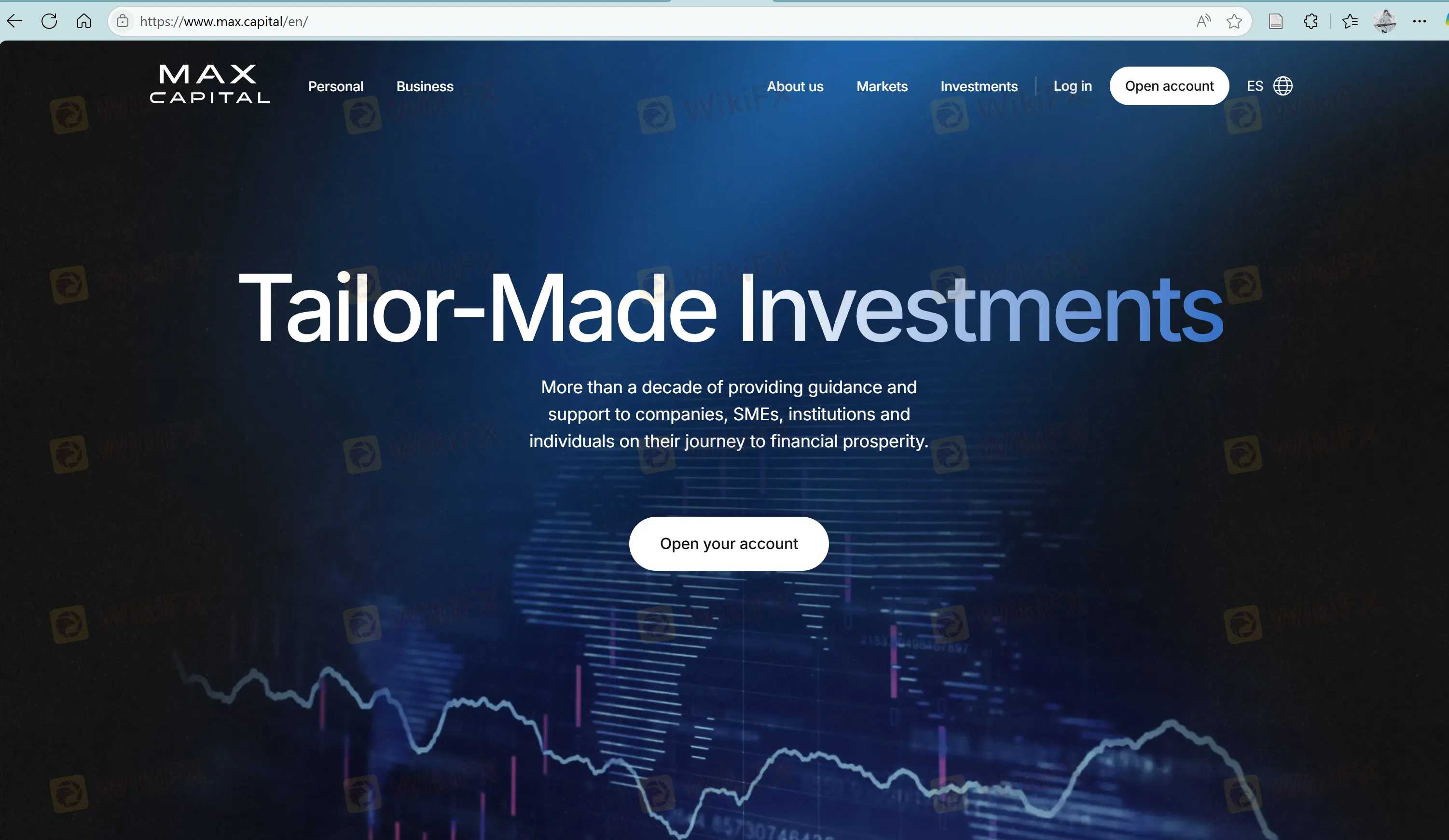 Max Capital's homepage