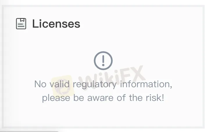 No license