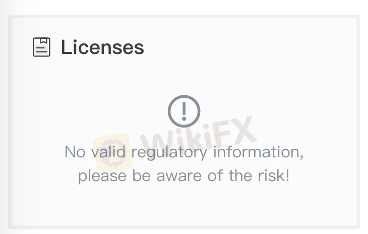 No license
