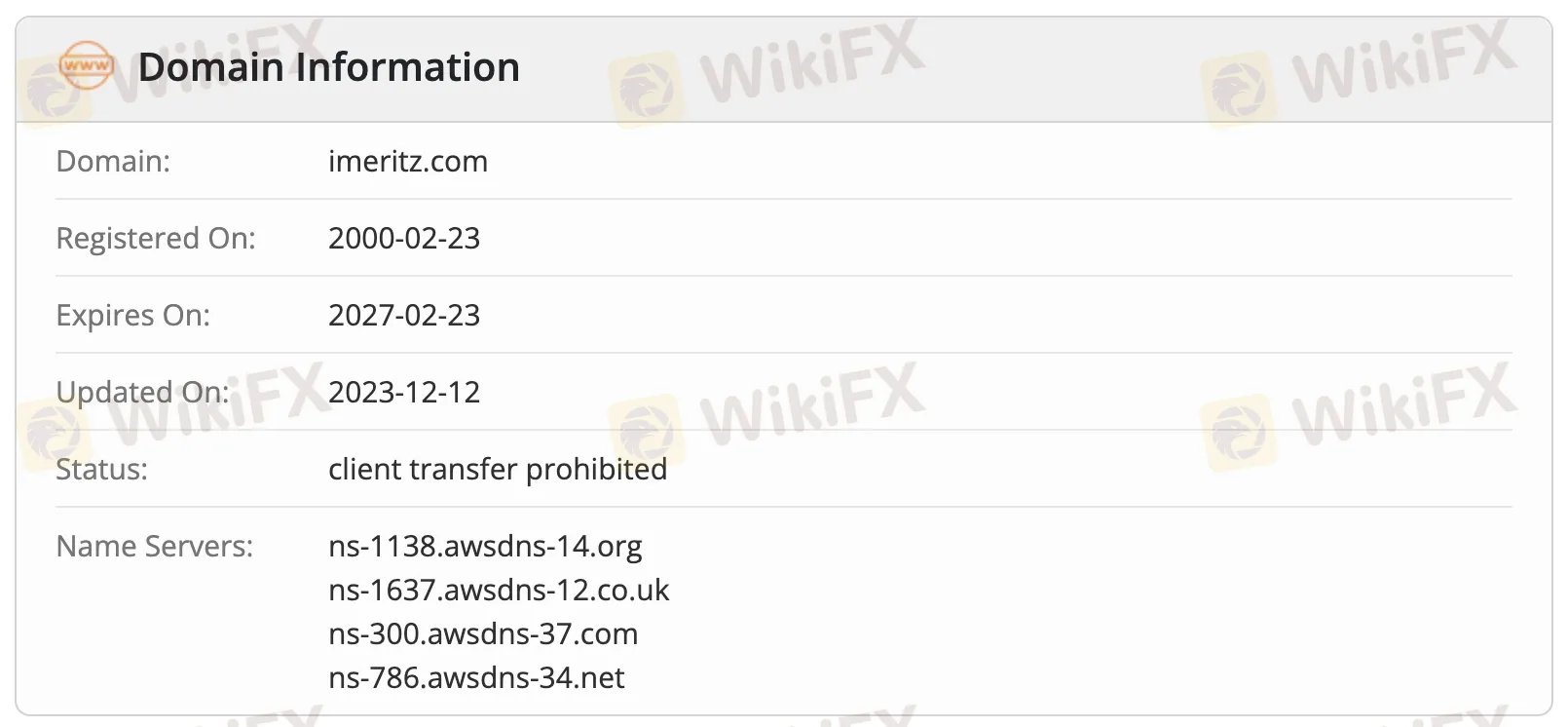 Domain information