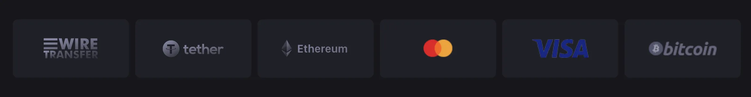Payment methods Payment methods
