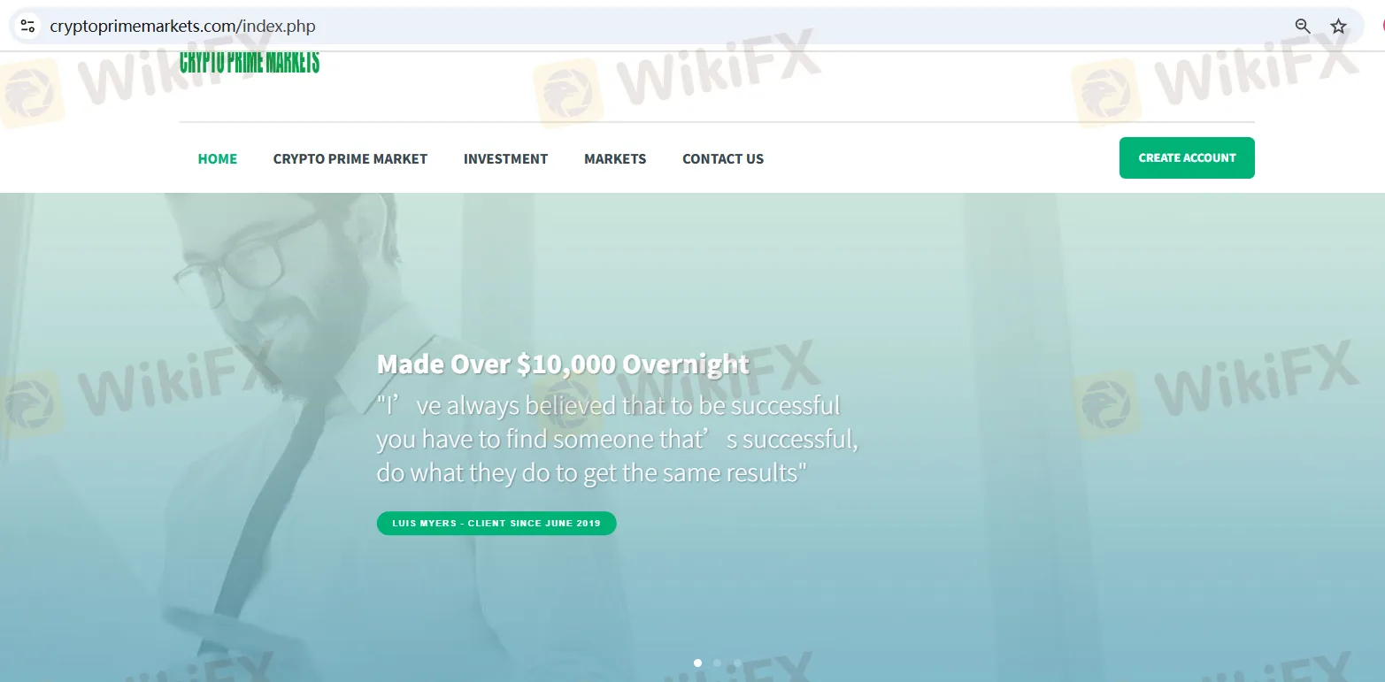 Crypto Prime Market Information