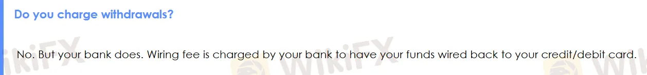 Deposit and Withdrawal